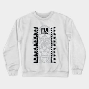 Fiji Rugby Tattoo Mask Memorabilia Crewneck Sweatshirt